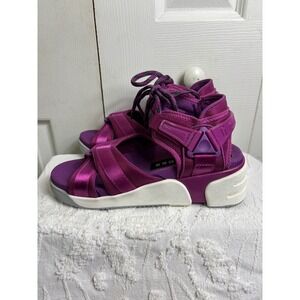 Marc Jacobs‎ Purple Platform Sandals Lace-Up Strappy Chunky Sporty Comfort 36